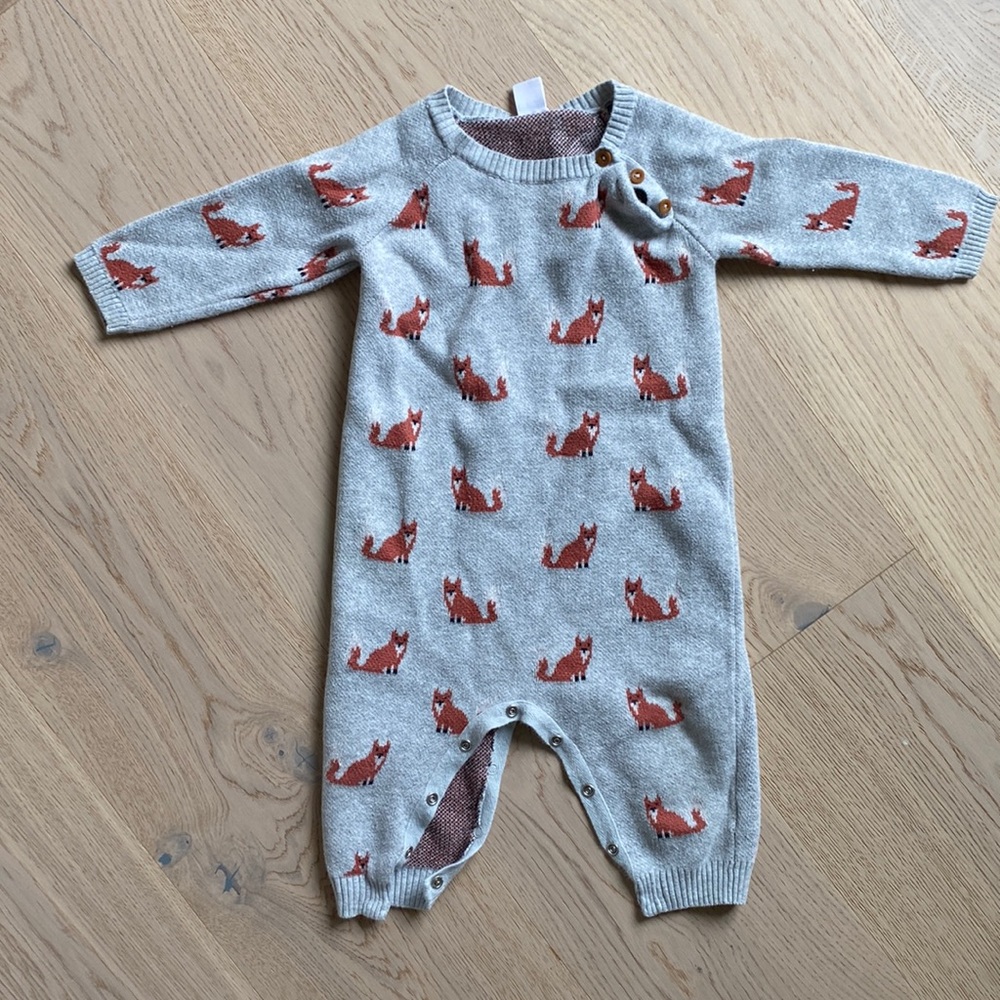 Nordstrom Intarsia knit romper 12 months